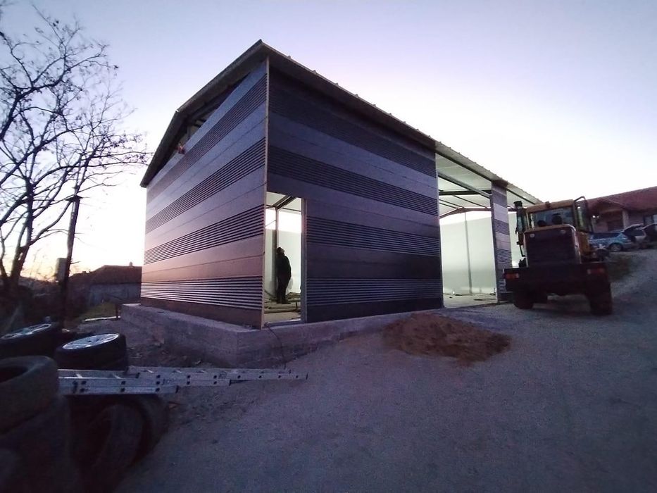 Vând hală metalica  8x12x4