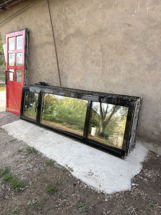 Алюмин пластик окна. 6шт
