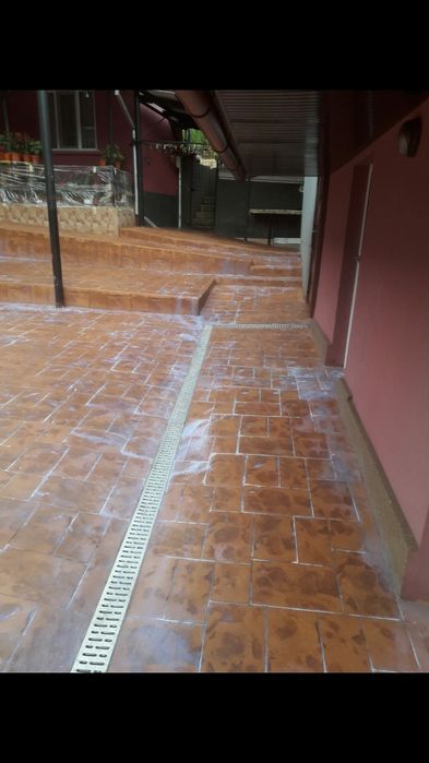 Beton amprentat elicopterizat casă construcții pavaj pavele, piatra amenajări decorativa ciment ieftin borduri
