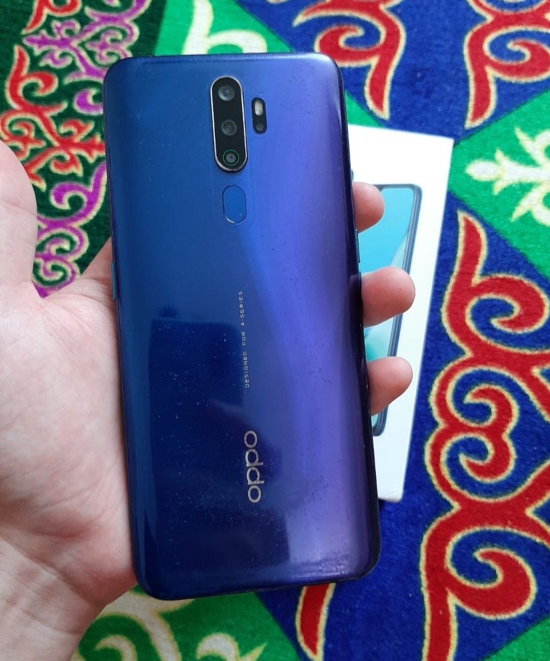 Продам телефон б/у, 128GB, Oppo A9 2020: 40 000 тг. - Мобильные телефоны /  смартфоны Костанай на Olx