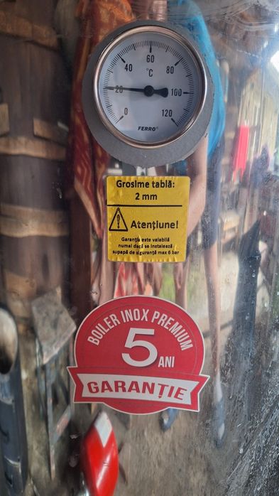 Boiler pe lemne - 90L , inca este in garantie