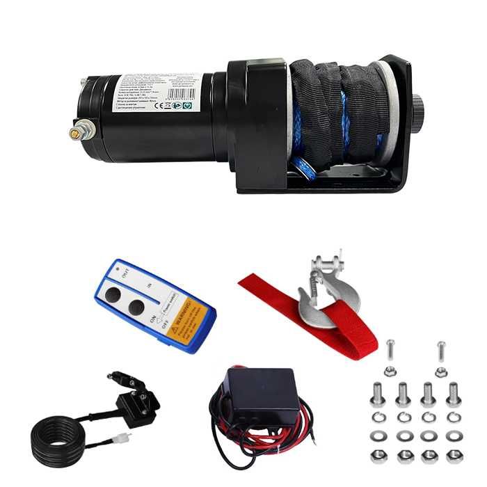 Електрическа лебедка с планка 2500LBS (1133кг), 12V