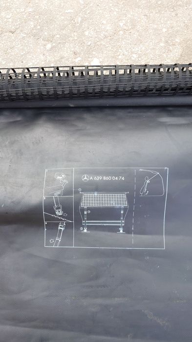 Преграда с мрежа за багажник за Mercedes Viano