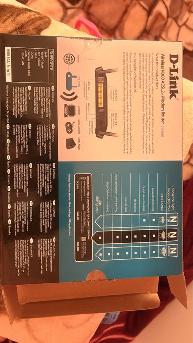 Wireless N300 ADSL2+ Modem Router DSL-2750B