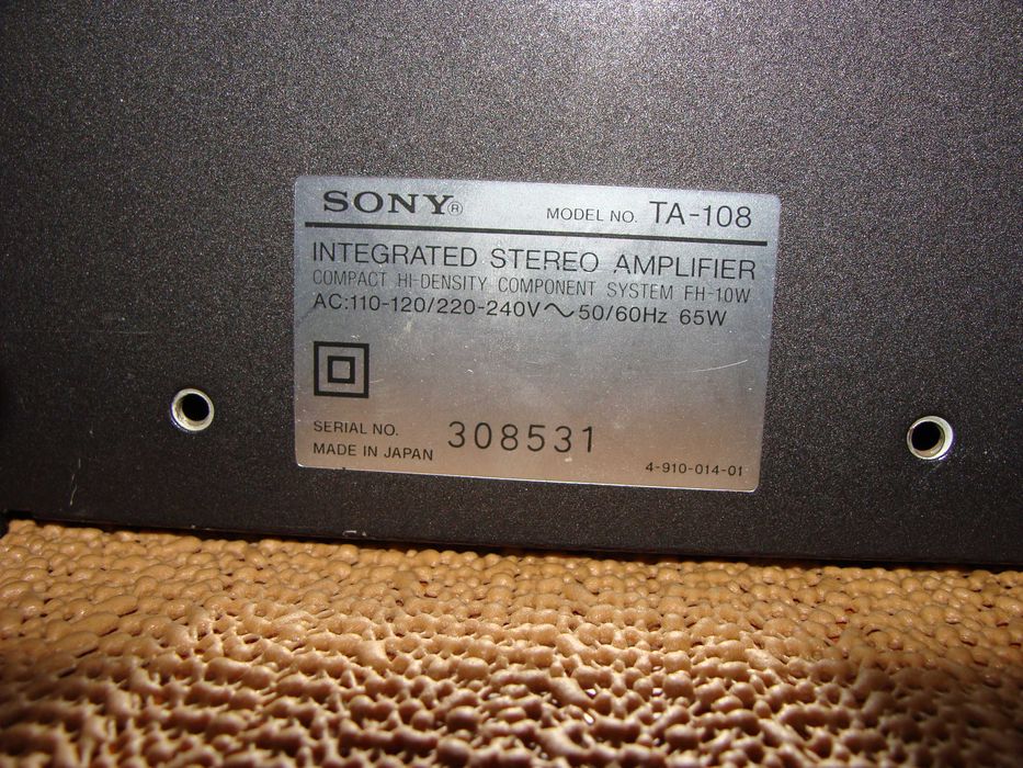 Sistem audio SONY