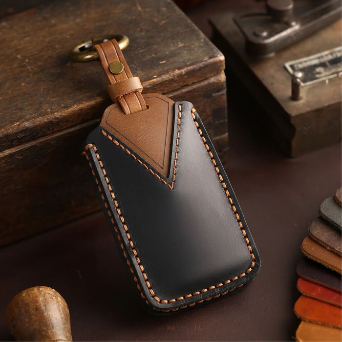 Кожен калъф за ключ карта Renault , Dacia