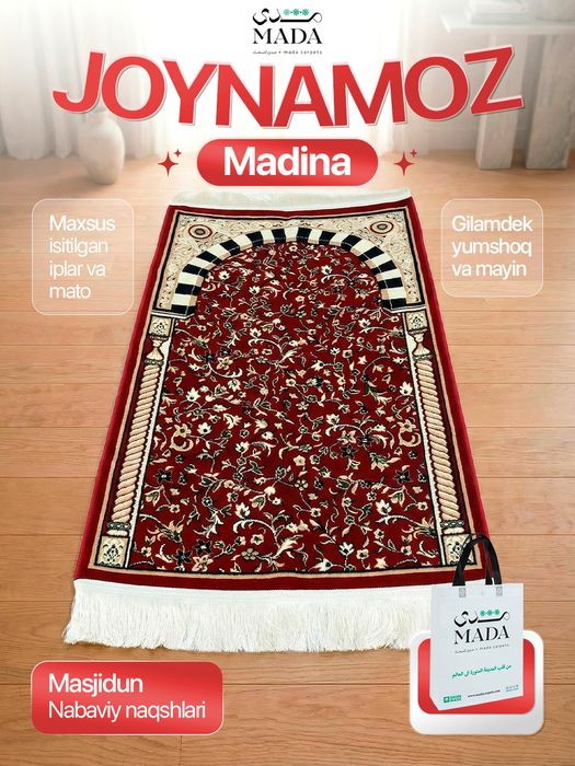 Joynamoz Madina, Mada mahsuloti, жойнамоз Мадина, Мада фирма