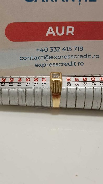 (Ag24) Inel aur 18K 2.40gr B45255.2- Garantie 2 ani