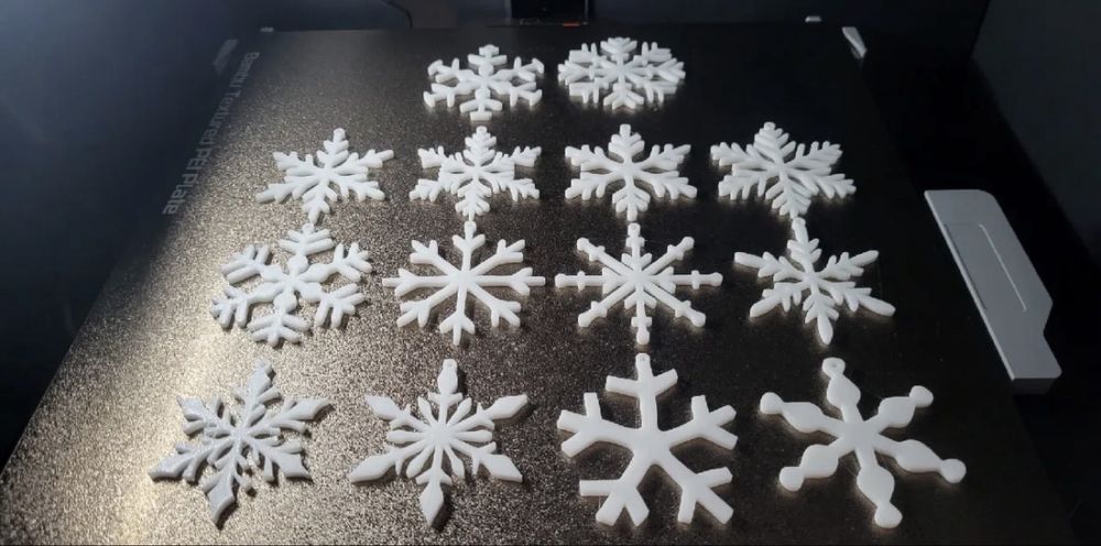 Коледни декорации 3D принтирани