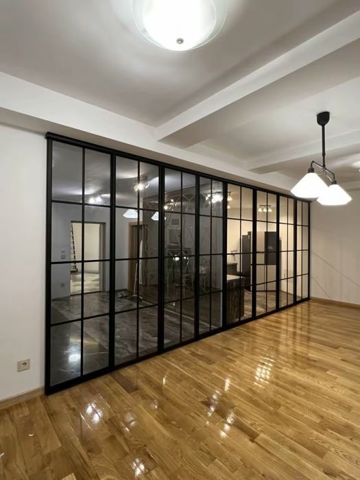 Раздвижные перегородки стеклянные для беседок офисов квартир помещения