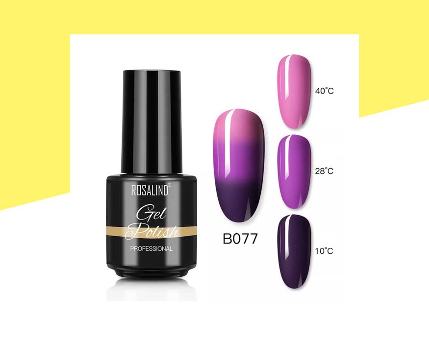 UV/LED Термо гел лак ROSALIND