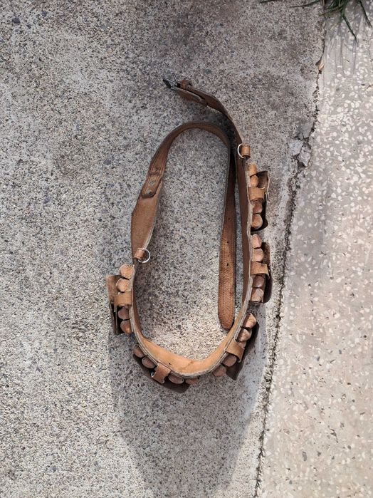 Ловен патрондаш от естествена кожа!