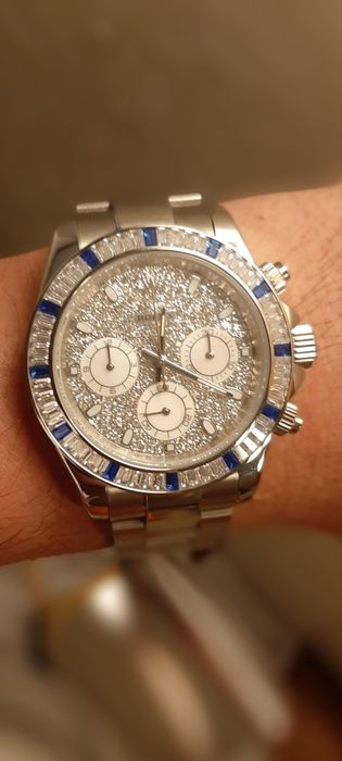 Ручные часики хронограф стильные модные