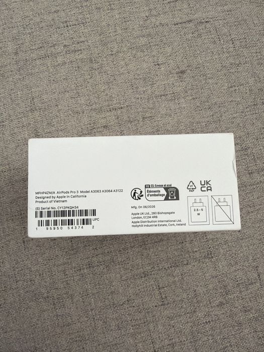 Casti Apple Airpods Pro 3 noi , SIGILATE, originale, cu garantie.