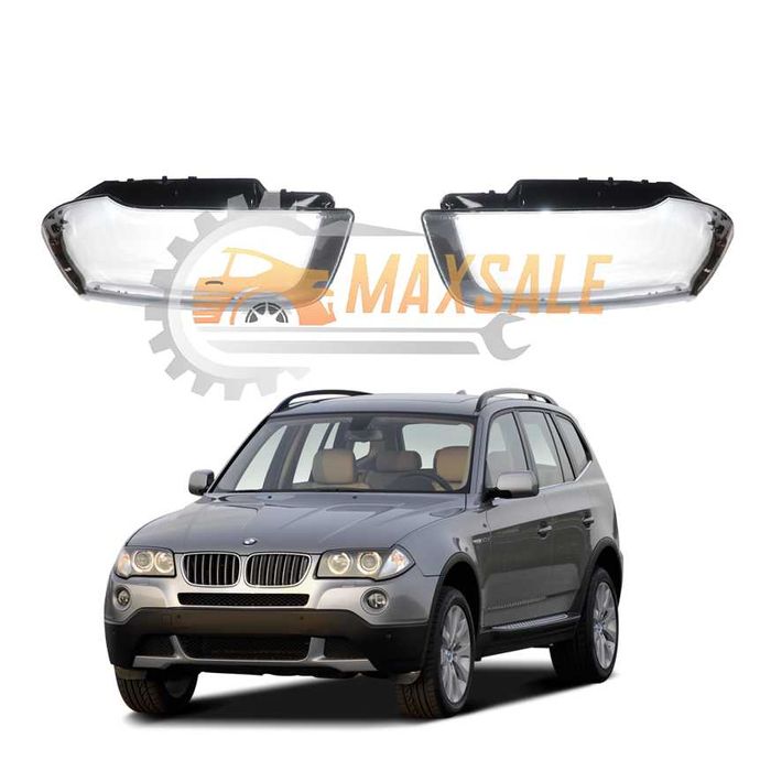 Капаци фарове BMW X3 E83 (04-10) бмв х3 е83 комплект фар крушка джип