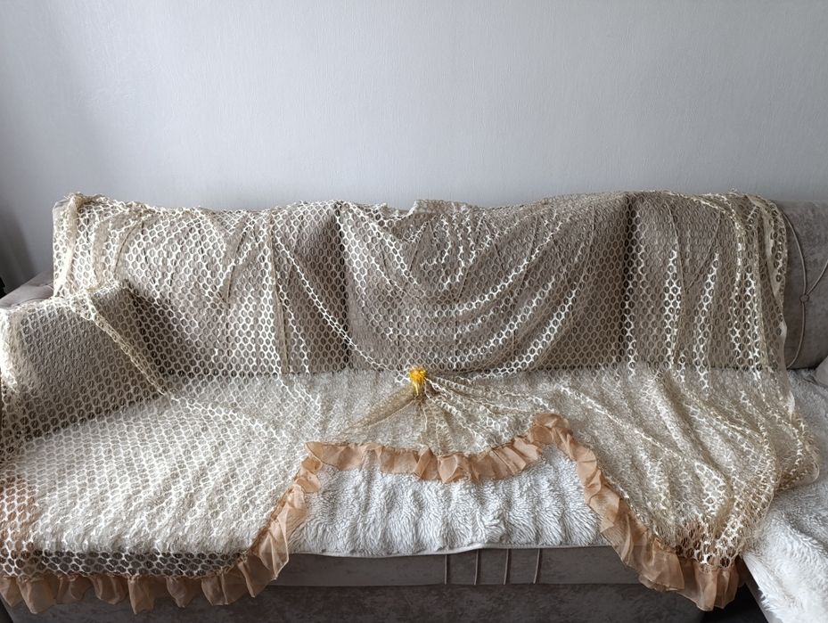 Тюль до подоконника