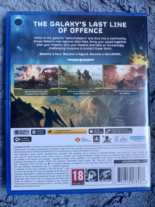 Игра хеллдиверс 2 ps5