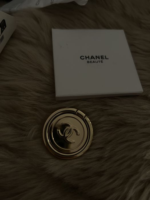 Налична чанта тип портмоне и държач Chanel