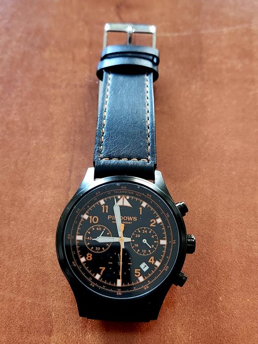 Ceas bărbătesc Pindows Chronograph, aviator.