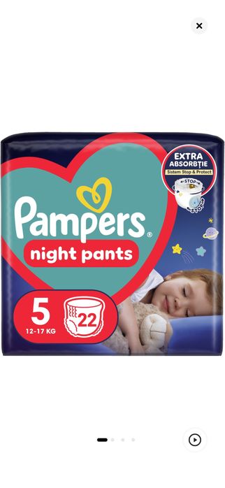 Pampers night pants nr 5