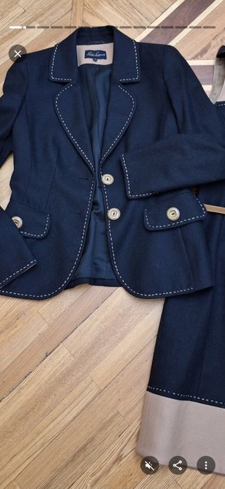 Женский костюм из натуральной шерсти От итальянского бренда Luisa Spag