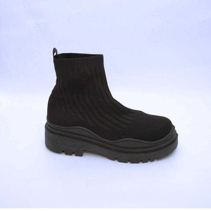 Pret-a-Pied, Ghete Chelsea Canvasto Negre