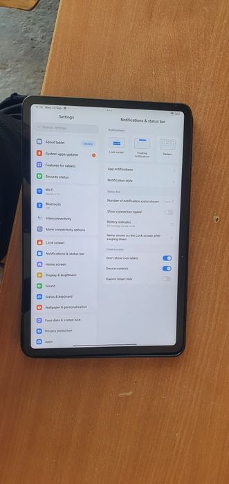 Mi pad 6 128talik 144 hz ekran abmen ham bor