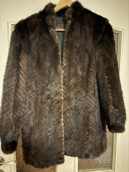 Палто от естествен визон