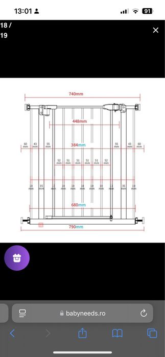 Vand portita siguranta scari copii/ animale