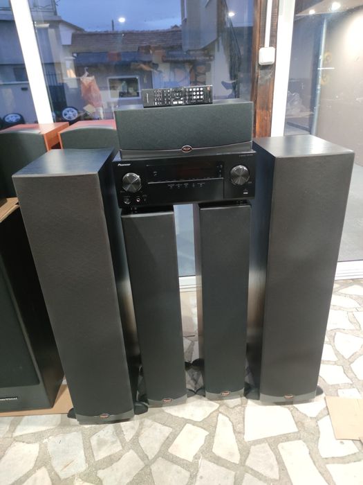Klipsch тонколони и ресийвър Pioneer VSX 531D  Bluetooth Wifi HDMI