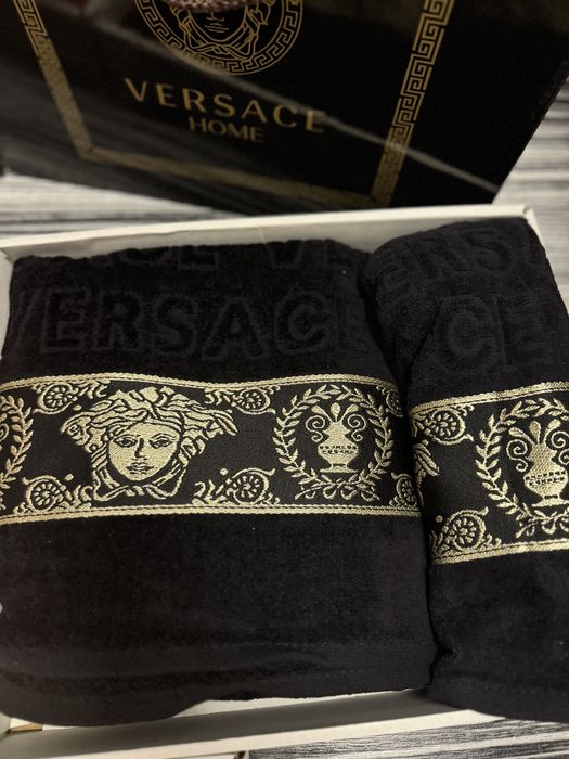 Set 2 prosoape model Versace, mari 140x70 +  mici