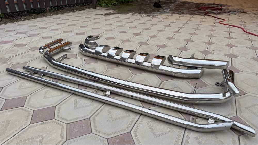 Защита бампера Прадо 150