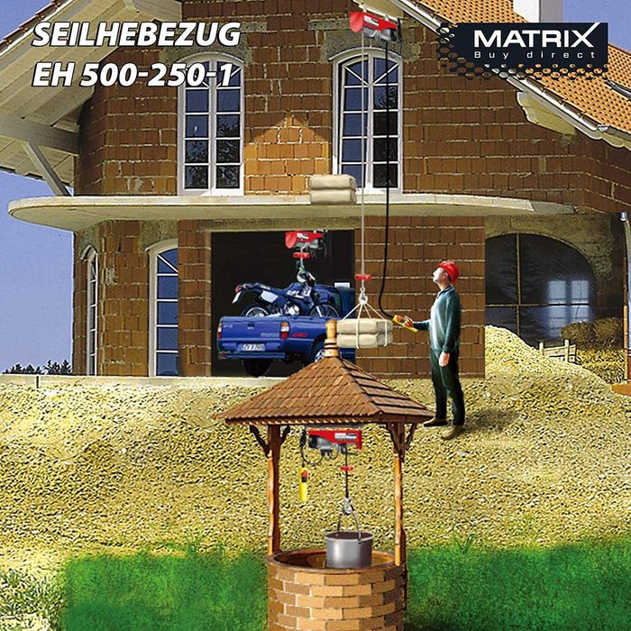 Электрическая лебедка/тельфер MATRIX EH 500-250 (original)