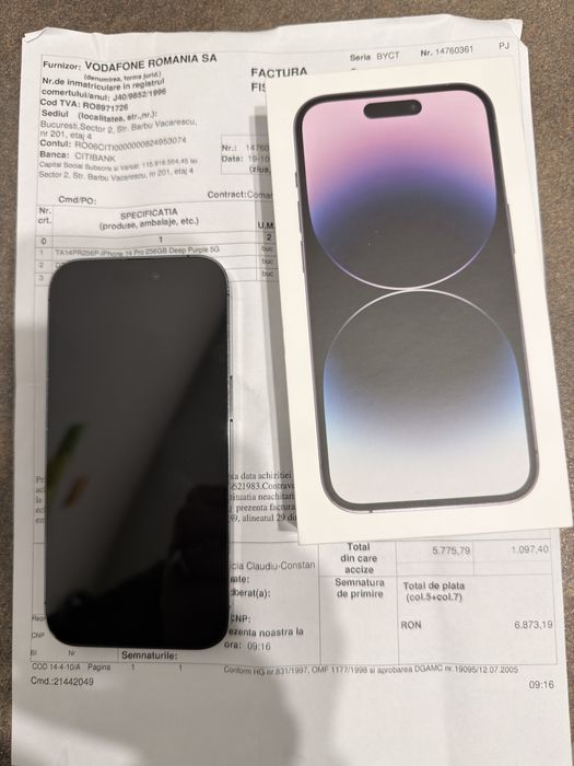 iPhone 14 Pro 256 Gb Deep Purple 5G