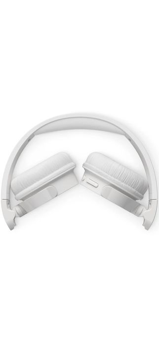 Casti On-Ear Philips TAH4209WT/00, Wireless, Bluetooth, Microfon, Autonomie 55 ore, Alb