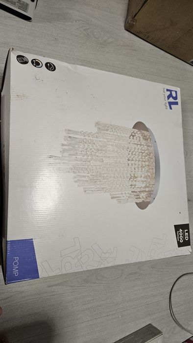 Plafoniera led Pomp 4000 lumeni, telecomanda, lumina interschimbabila