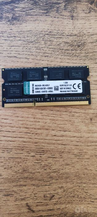 Модель памяти DDR4 4gb 2666 и DDR3L 8gb бу