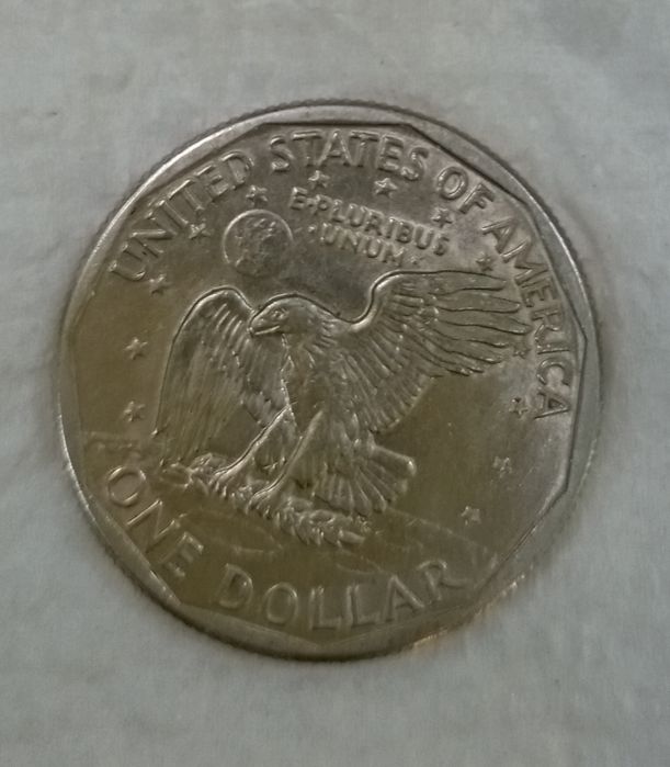 1 железный доллар Америки.