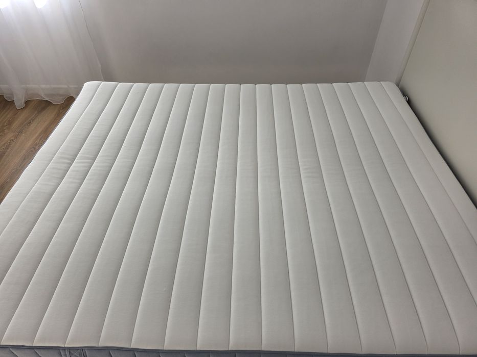 Saltea VALEVAG cu arcuri impachetate individual pentru pat 160x200cm, Ikea