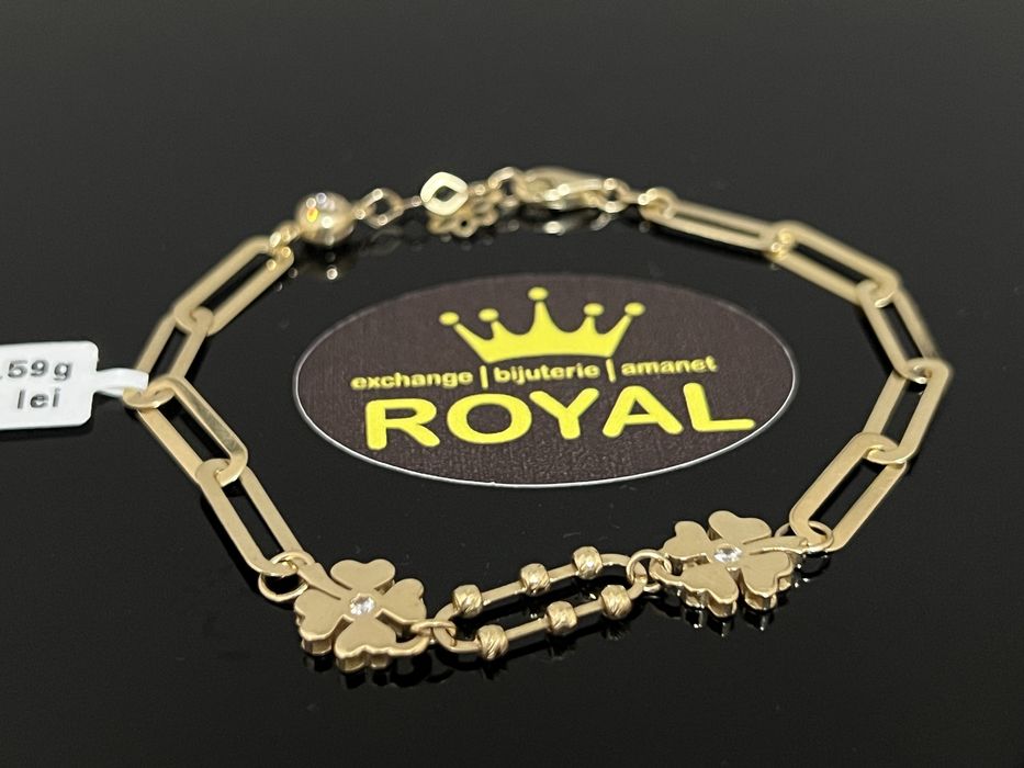 Bijuteria Royal CB : Bratara dama aur nou 14k 4,59gr