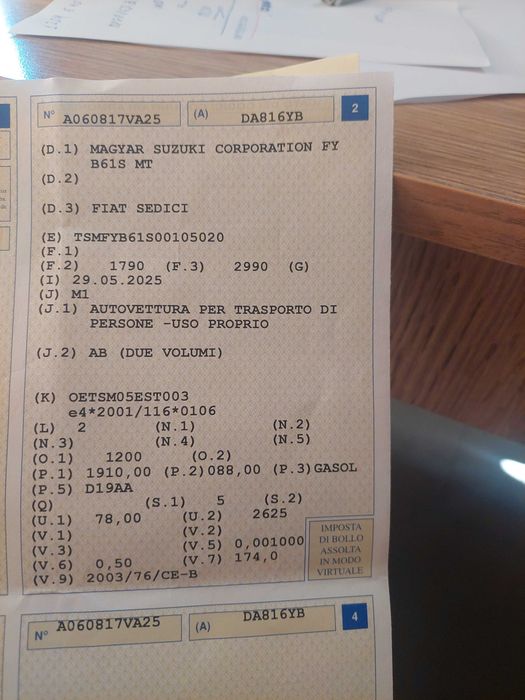 Suzuki SX4 1,6 HDI ,, Сузуки СХ4 на части!
Април 2009