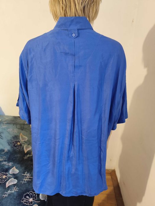 Bluza asimetrica din matase naturala Canda-masura 46-48-Noua!-Rezervat