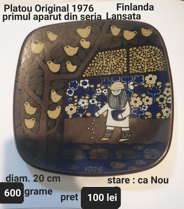 Platou original Finlanda 1976/Colectie