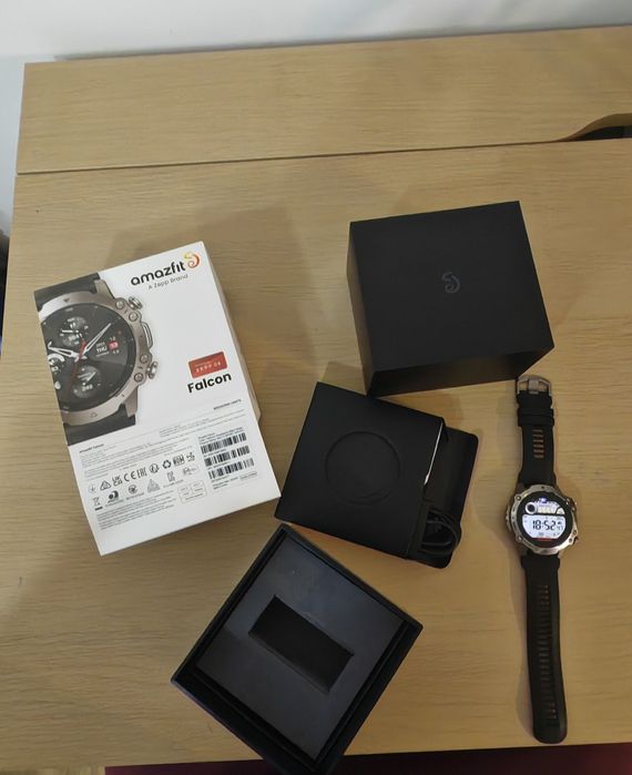 Smartwatch AMAZFIT Falcon, Wi-Fi, GPS, Android/iOS, silicon, Titanium,