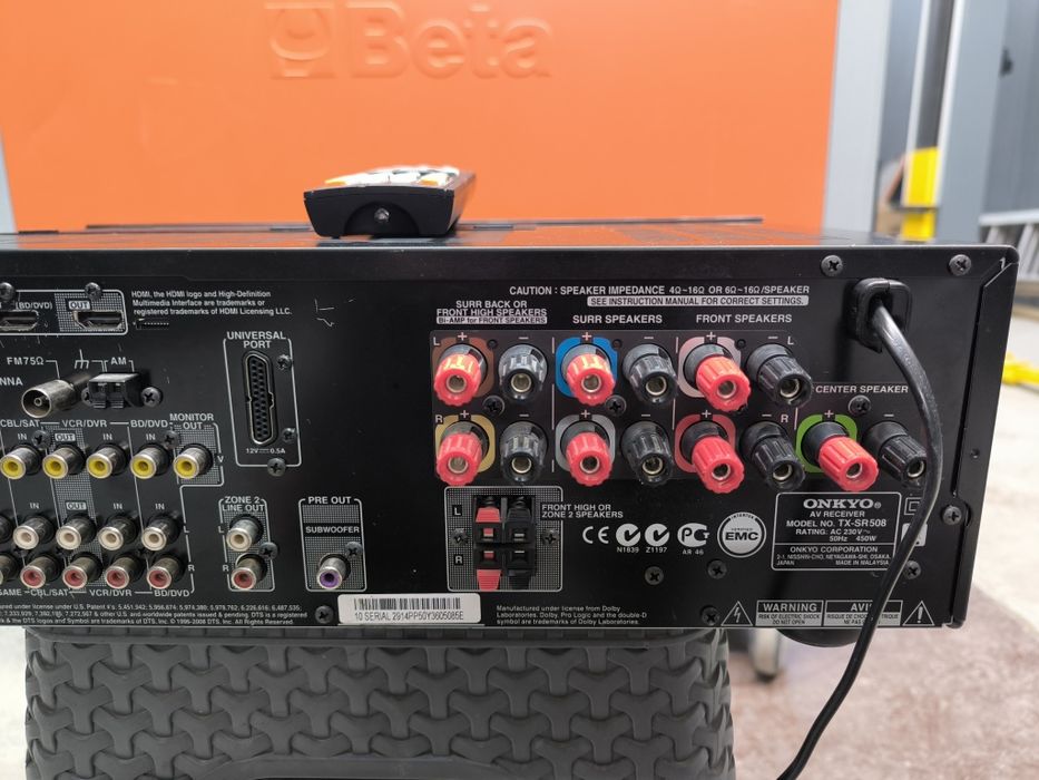 Onkyo tx sr508 7.1 channel