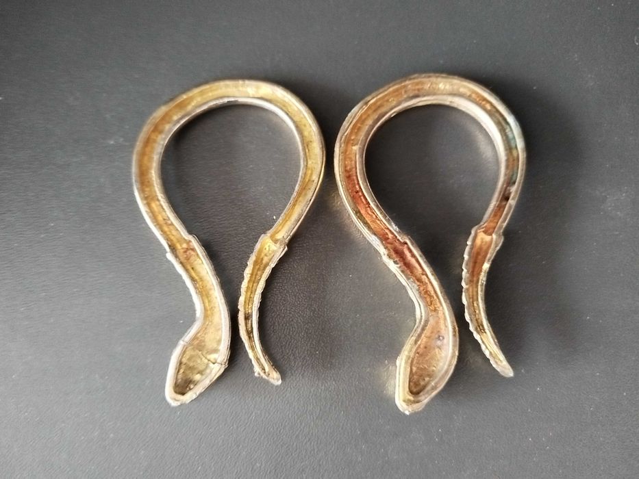 Аксесоар за дрехи 2 броя метални змии от дънки Roberto Cavalli