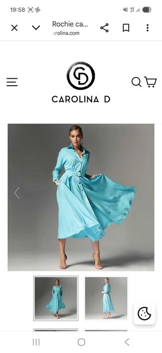 Rochie CAROLINA D /Rochie de dama/Rochie in/Marime XS