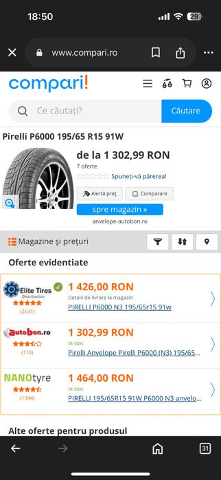 195 65 15 pirelli vara p6000