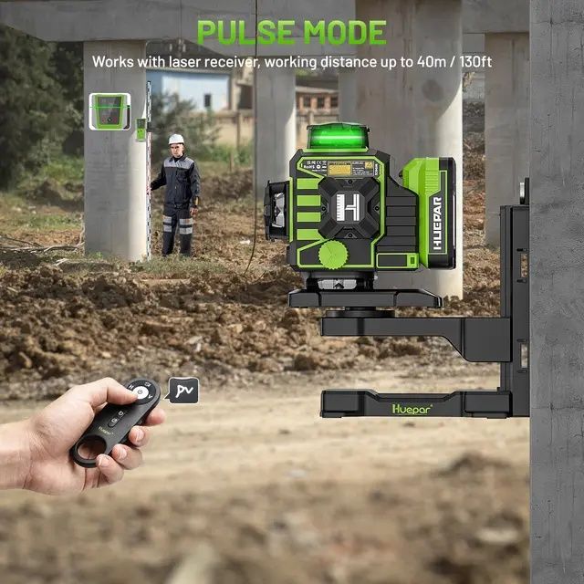 Лазерен нивелир Huepar W04CG