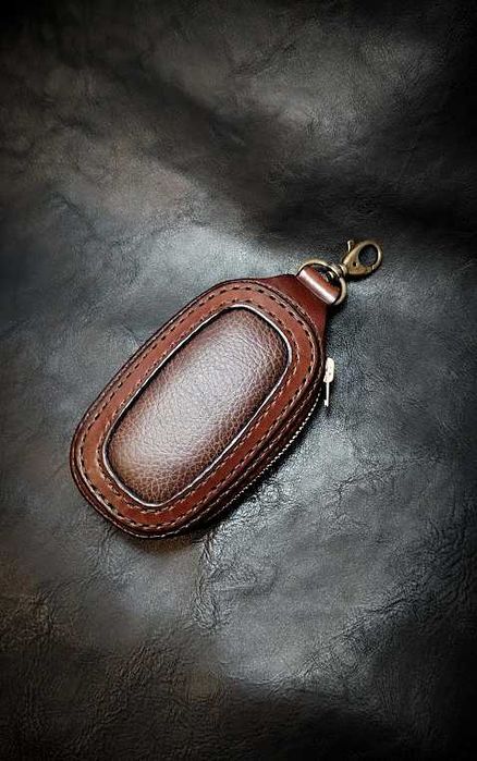 Калъф за ключове /кейс/от естествена кожа ръчна изработка